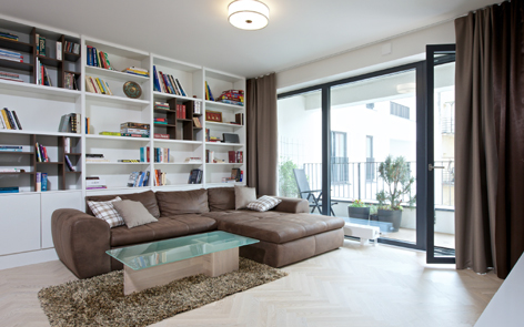 Návrh a realizace obývacího pokoje studia ZAKI Design